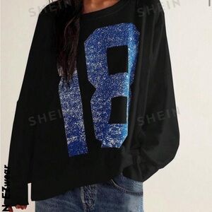 New printed Long Sleeve Sweatshirt